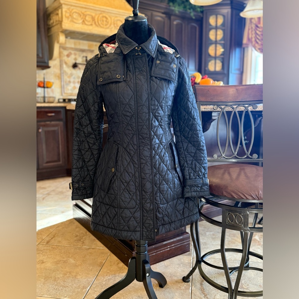 Burberry Black Quilted Jacket